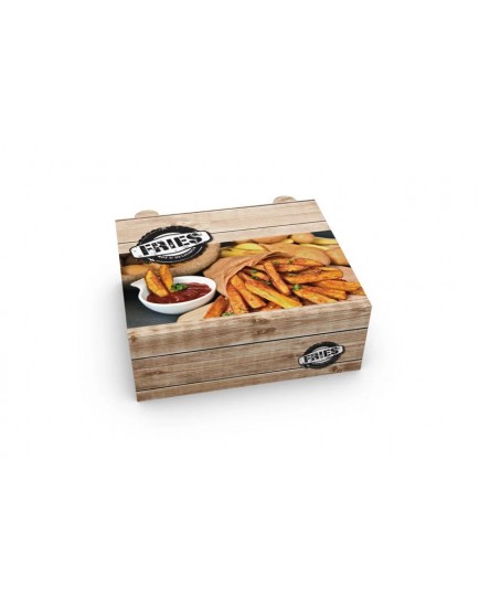 Κουτί ψητοπωλείου Τ8 (16×13,5×6cm) Grill πατάτα διπλή (10kg)