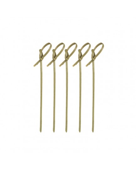 Ξυλάκια bamboo pick φιόγκος 12cm (100τεμ.)