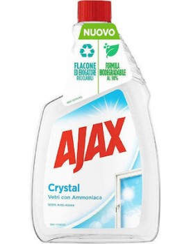 Υγρό τζαμιών ''Crystal''  ανταλλακτικό Αjax  750ml