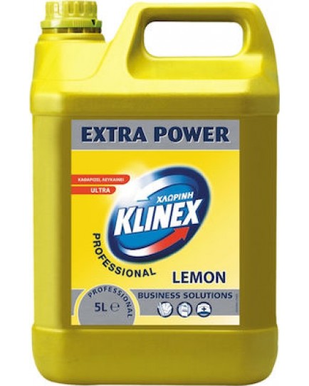 Υγρό χλώριο παχύρευστο ''Λεμόνι'' KLINEX 5lt