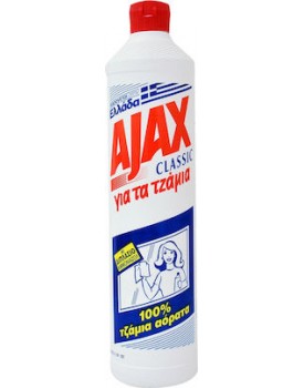 Υγρό τζαμιών οβίδα classic Ajax (500ml)