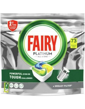 Ταμπλέτες πλυντηρίου πίατων Platinum Fairy 75τεμ.