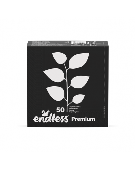 Χαρτοπετσέτα ''Premium'' μαύρη 50φ Endless